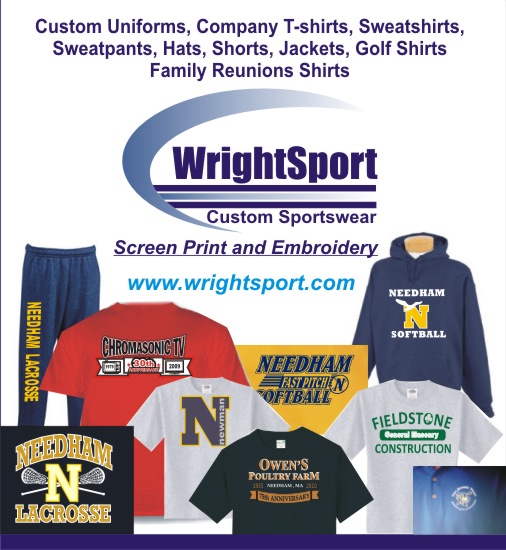 Wrightsport- Needham t-shirts sillk screen embroidery